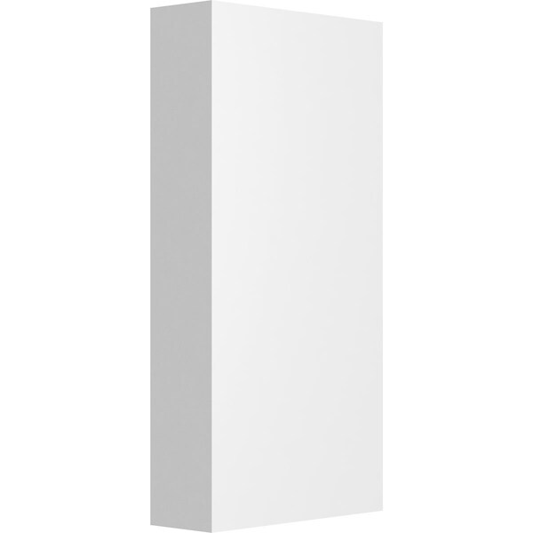 Ekena Millwork Standard Foster Plinth Block with Square Edge, 3"W x 6"H x 1"P PBP030X060X100FOS00 - main